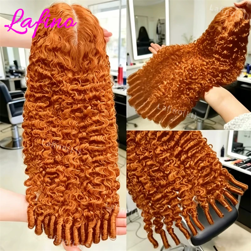 

13x6 250% Density Ginger Burmese Curly Lace Front Wigs Human Hair 30 Inch Wigs Human Hair HD Lace Front Wigs for Black Women