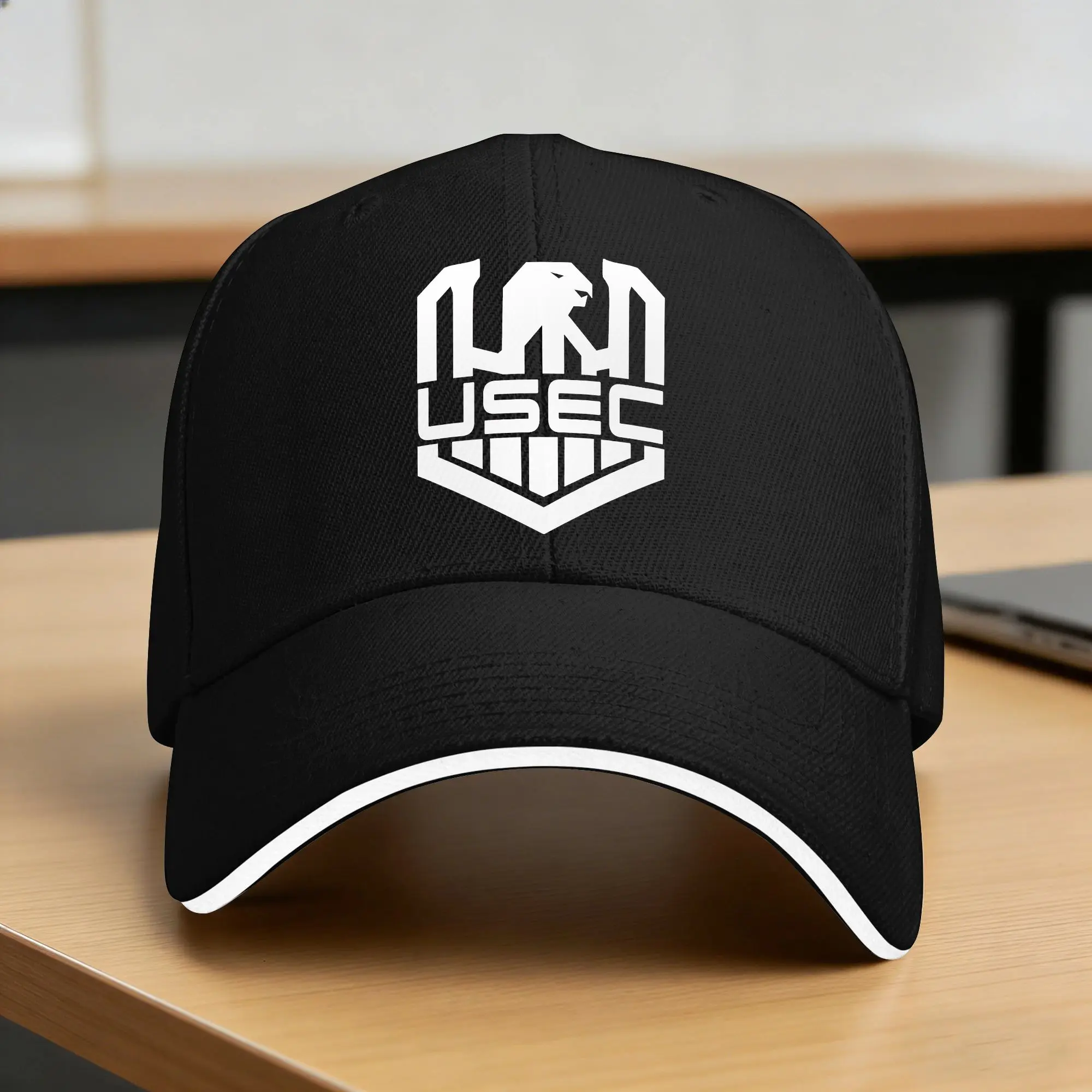 Escape From Tarkov USEC litle wnite logo Casual Baseball Cap  Outdoor Gym Trucker Hat Sun Female Male Classic Baseball Caps