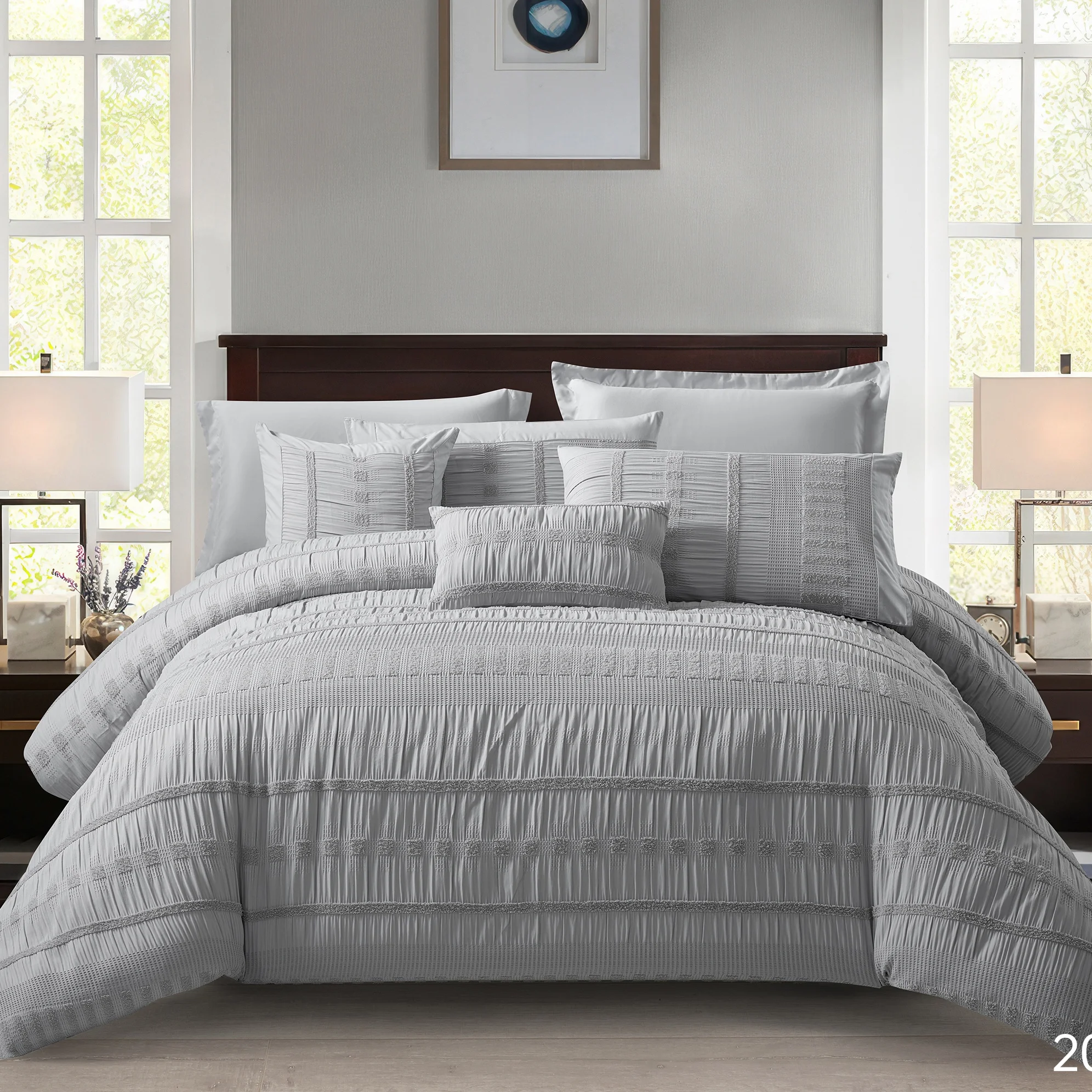 8pcs Microfiber Wholesale Duvet Cover Comforter Sets King Size
