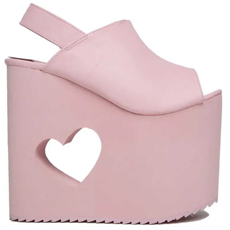 Platform Back Strap High Heel Sandals Sexy Pointed Toe Leather Solid Accept Customized New Arrivals Fashion Women Modern Shoes view 4