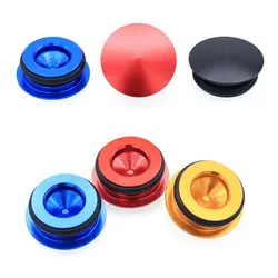 2pcs Waterproof Aluminum Alloy Bicycle Teeth Plate Crank Cover Mountain Road Bike Crankset Plug Screw Dust-Proof Disc Cover