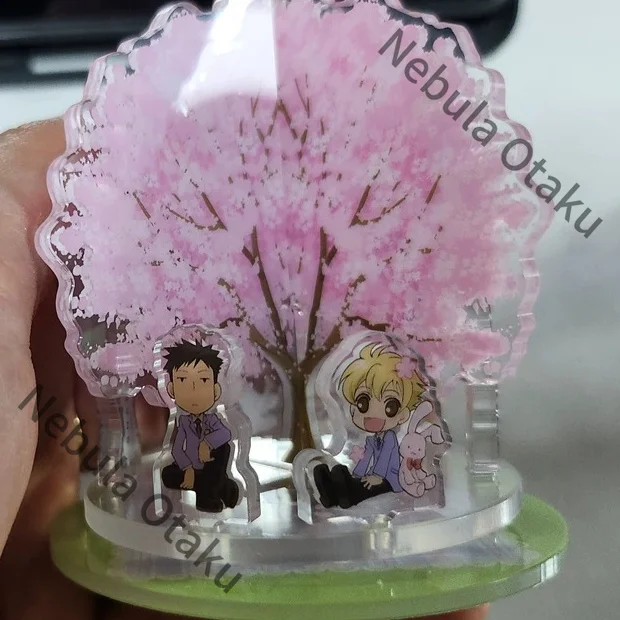 Ouran High School Host Club Fujioka Haruhi Tamaki Suou Acrylic Standing Sign Small Signboard Desktop Ornament Cosplay Anime Gift