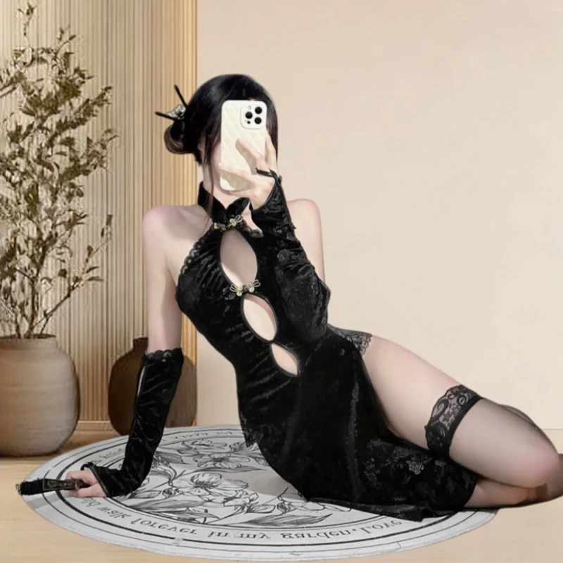 Ultimatives sexy Nachthemd für Damen, flirten, heißes Dessous-Set, Rollenspiel und Versuchung, Einheitsgröße, Geburtstagsgeschenk