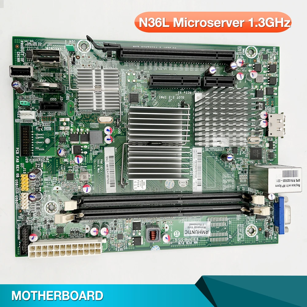 

For HP N36L Microserver 1.3GHz Motherboard 620826-001 613775-001