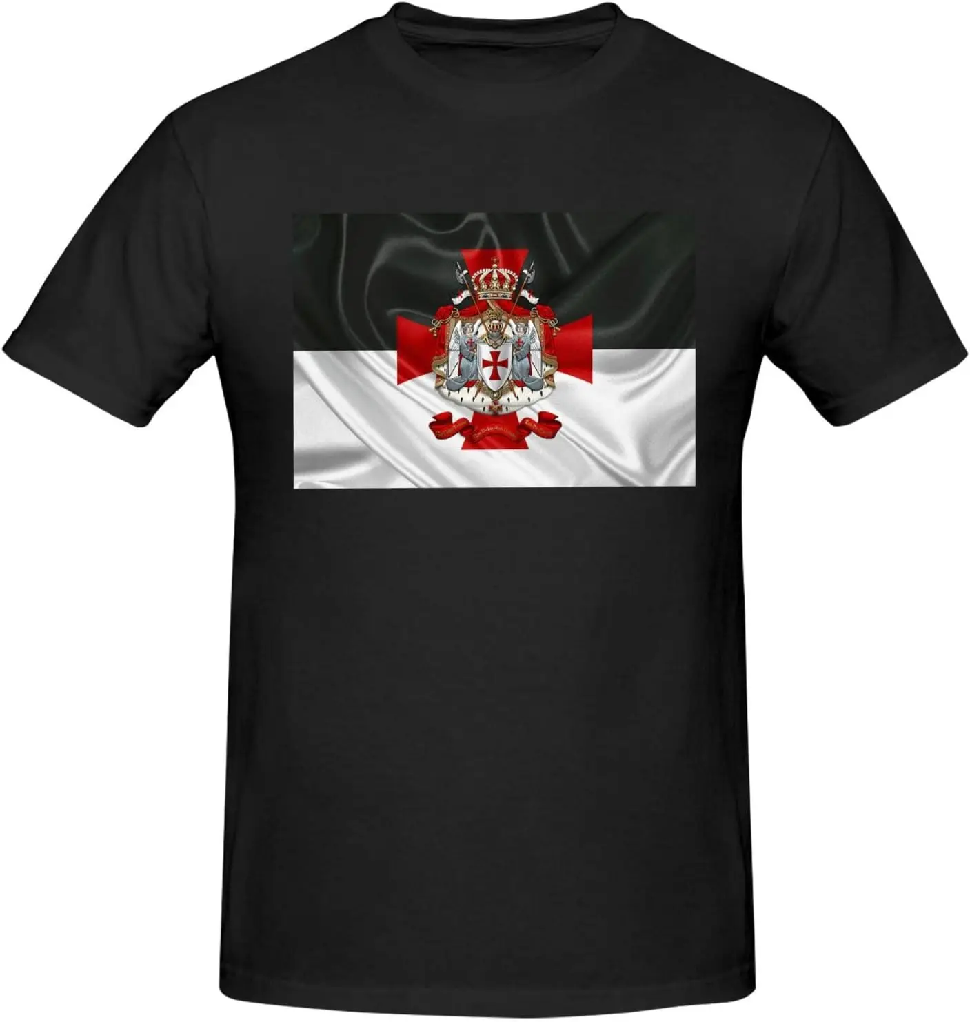 Knights Templar Coat of Arms fine Sulfur Cotton t Shirts Knights Templar Coat of Arms t Shirts