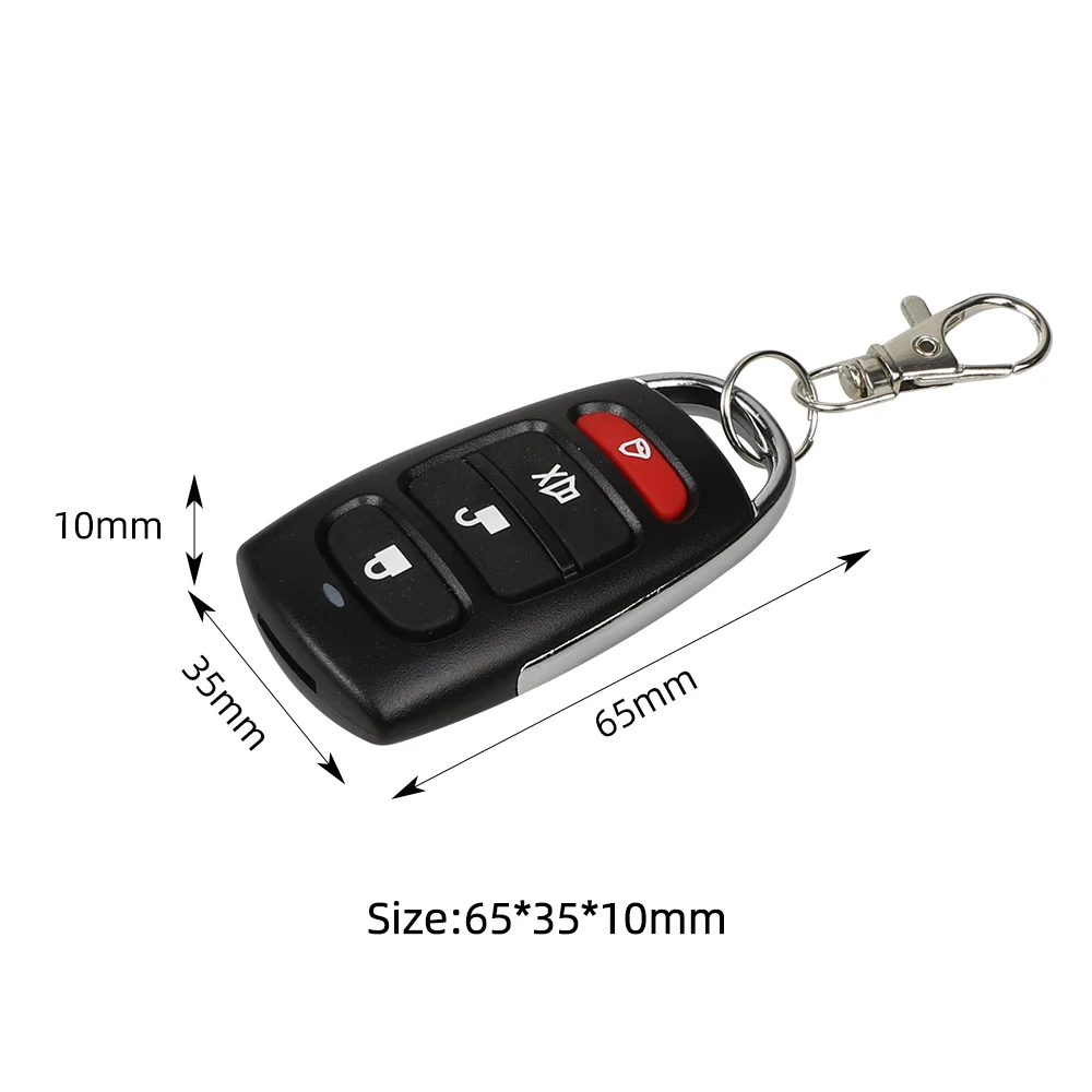 433MHz RF Wireless Garage Door Remote Control 4 Keys Auto Copy Universal Smart Controller Cloning Electric gate Duplicator Key