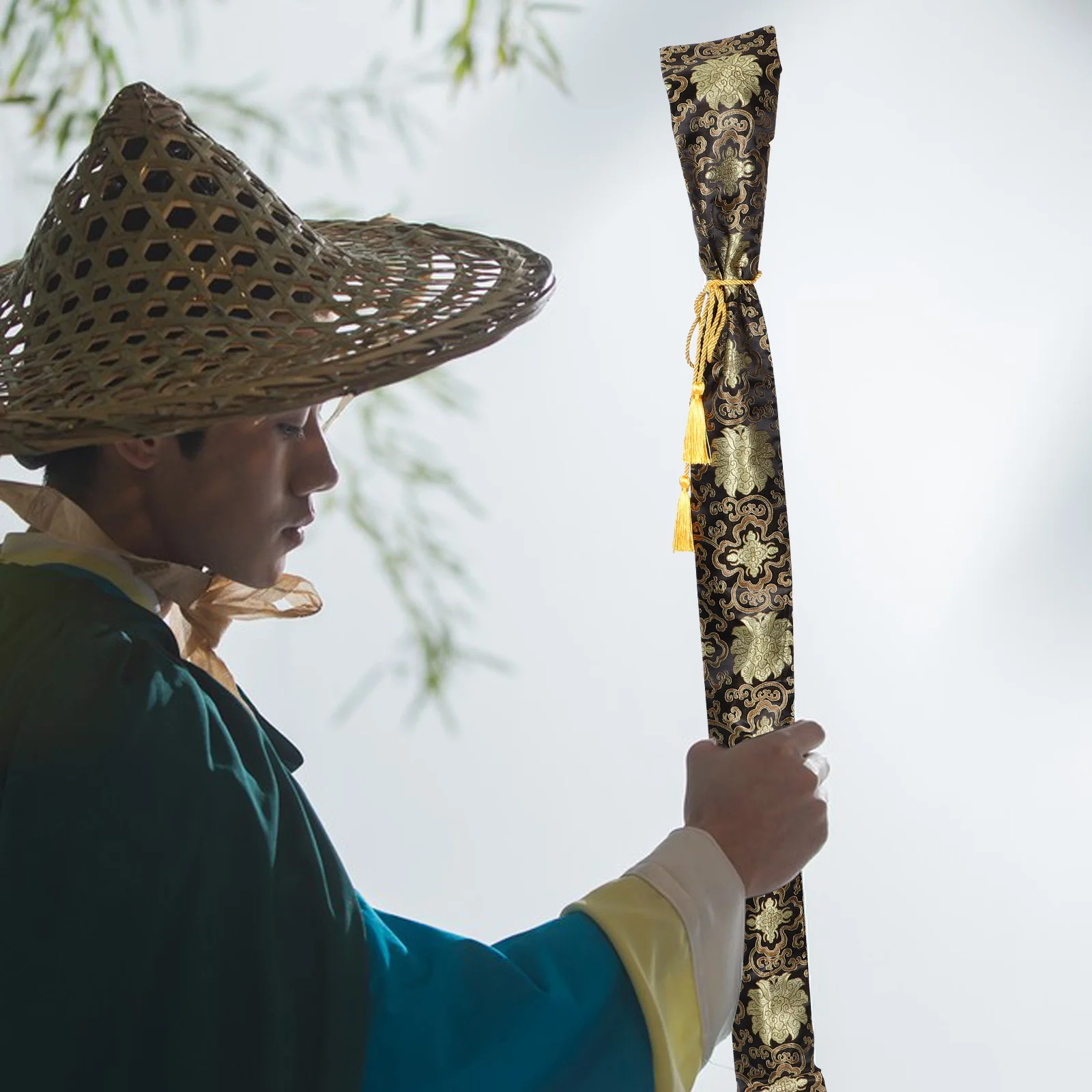 

Stylish Silk Martial Arts Bag Functional Sword Storage Pouch for Kung Fu Tai Chi and Lightweight Shoulder Carry