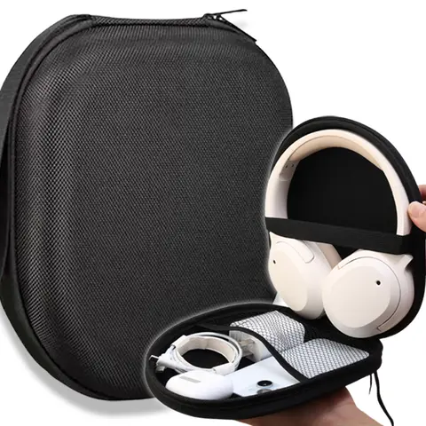 소니 WH-CH720N WH-1000XM4 MDR-ZX100 용 헤드폰 케이스 범용 헤드셋 여행용 가방 하드 EVA 보관 이어폰 운반용 파우치