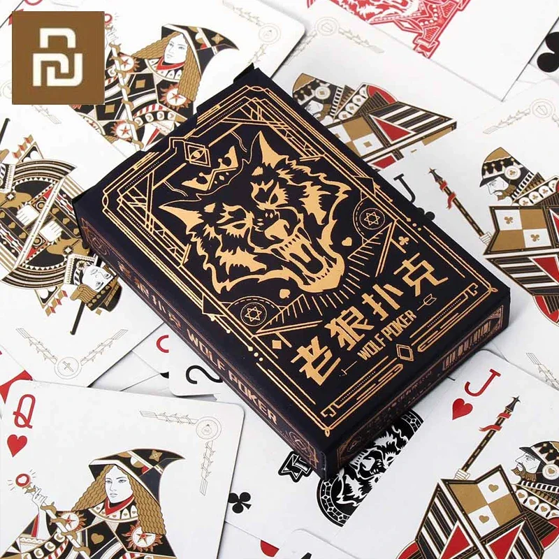 New Xiaom Playing Cards Poker Game Poker Set Plastic Magic Card Waterproof Cards Magic Board Smart Games 57*87mm Cards