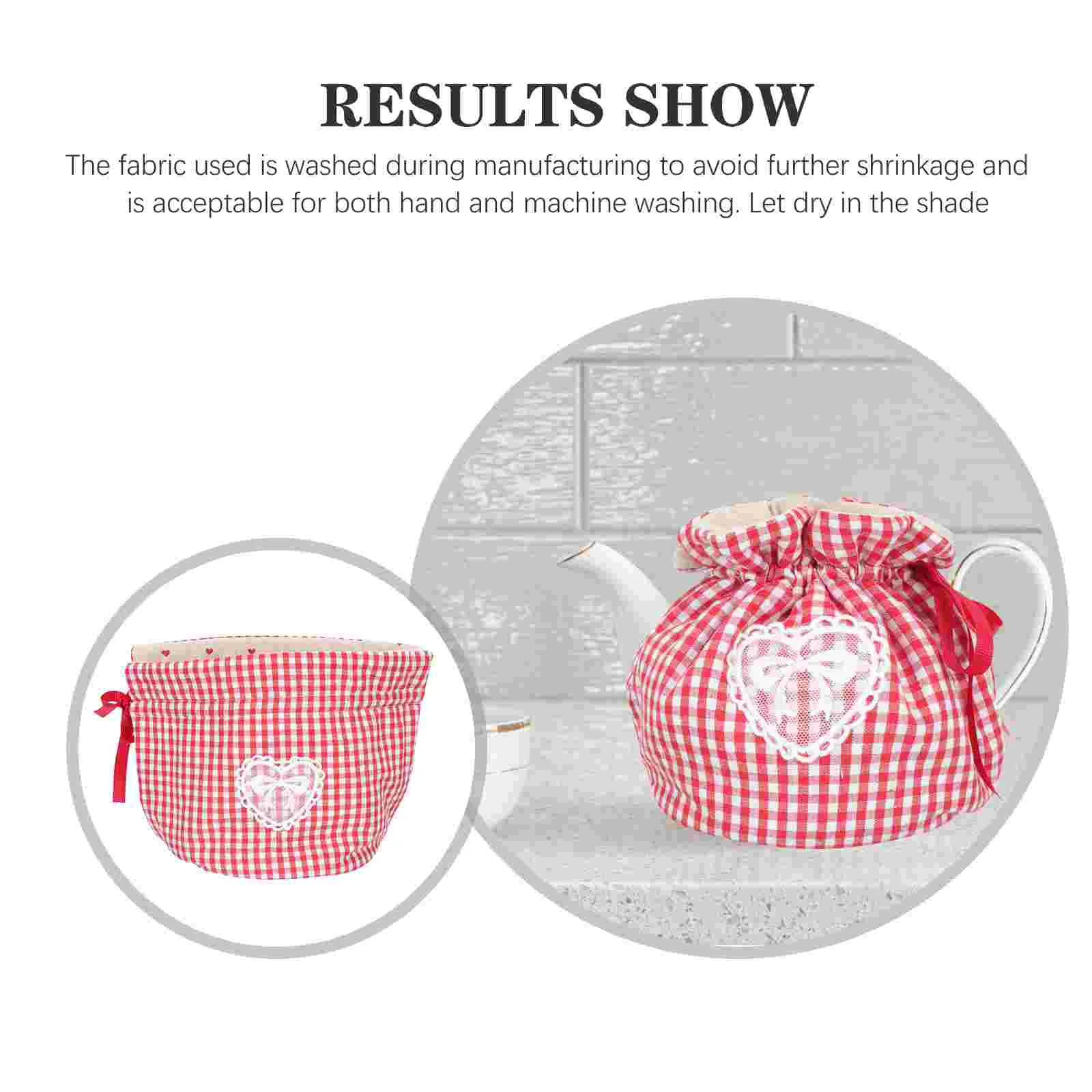 Teapot Dust Cover Water Kettle Outdoor Sleeve Drawstring Warmer for Home Household Bottle Cotton Insulated Portable