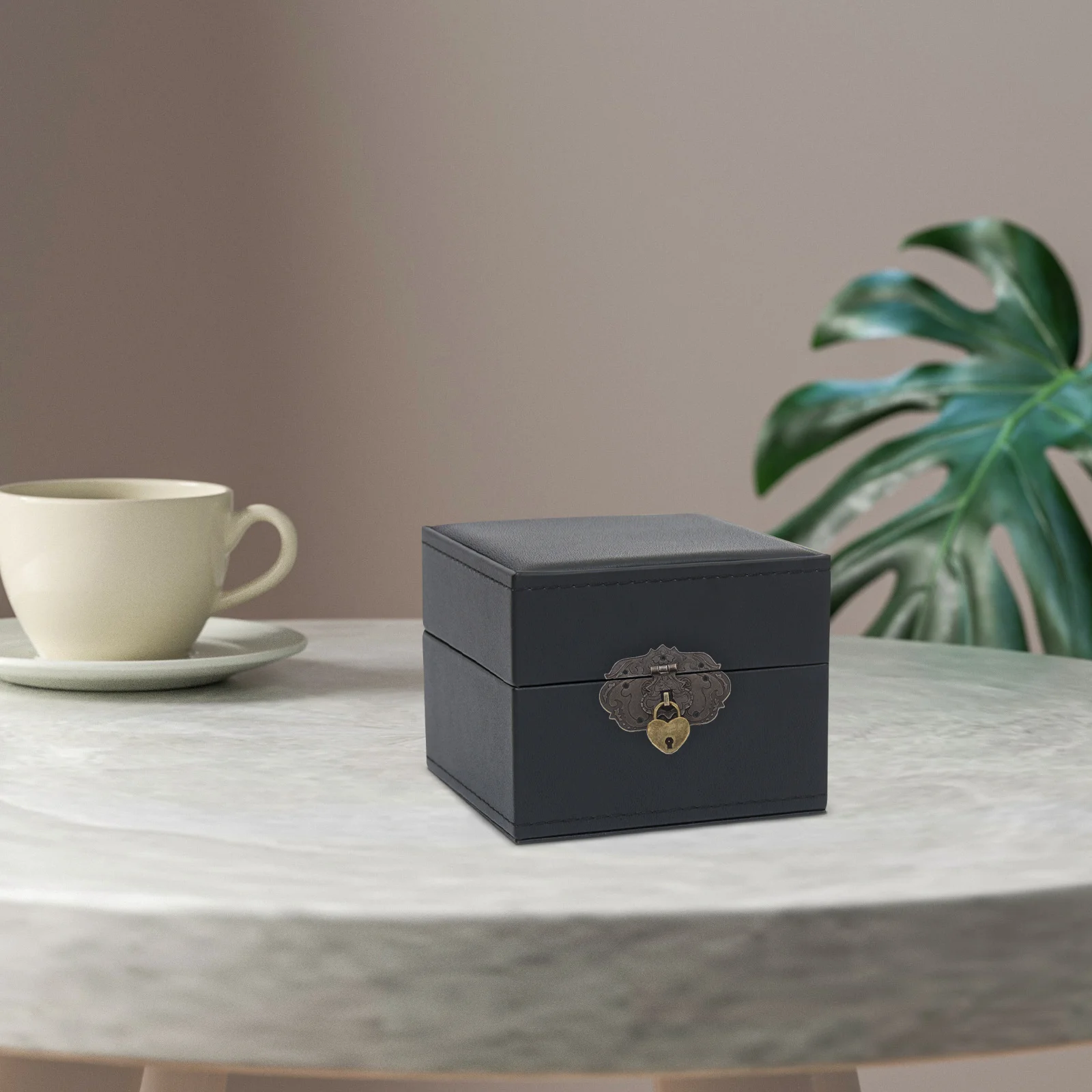 

1Set Heart Lock Buckle Vintage Decorative Hasp for Jewelry Box Wooden Case Box Latch Buckle Latch Decorative Hasp