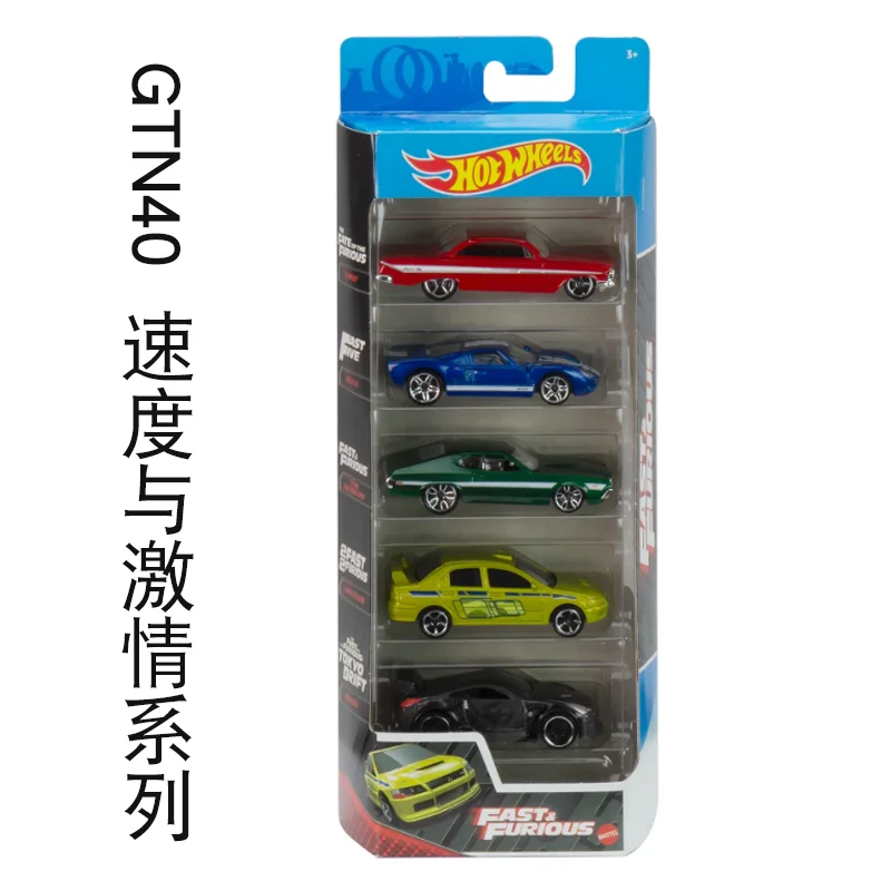 Original Hot Wheels Premium Car 5 Pack Fast and Furious Diecast 1/64 Racing Vehicles Kids Boys Toys for Children Birthday Gift