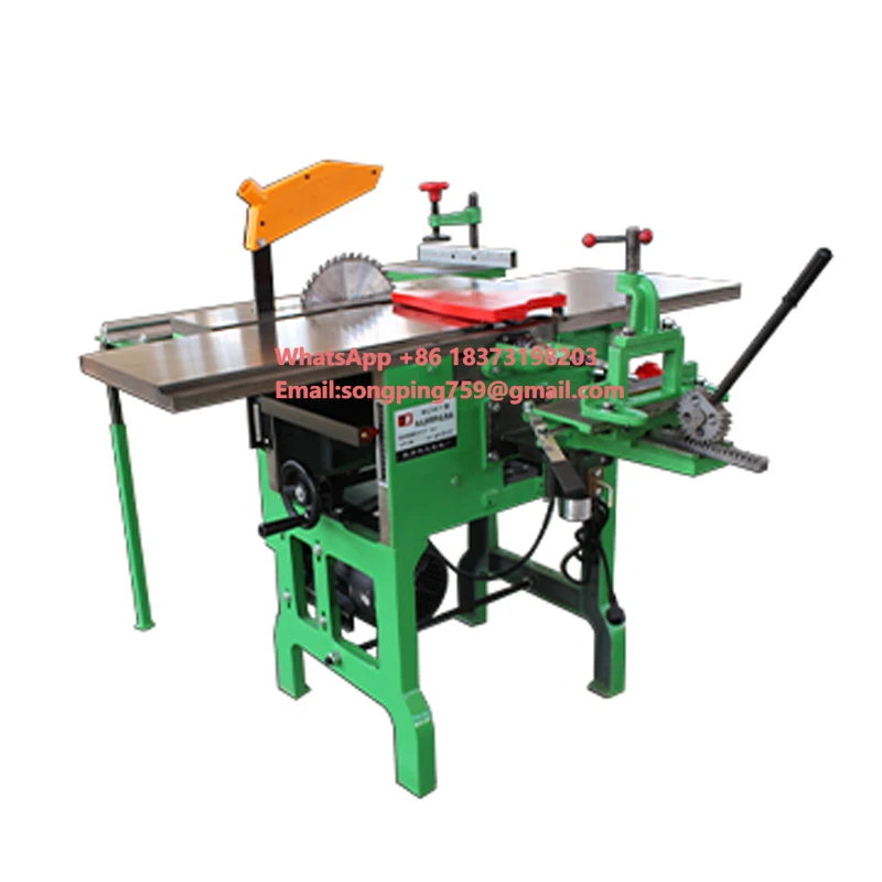 

Высокоэффективный универсальный многофункциональный деревообрабатывающий станок: Комбинированное оборудование для обработки древесины с основным моторным компонентом