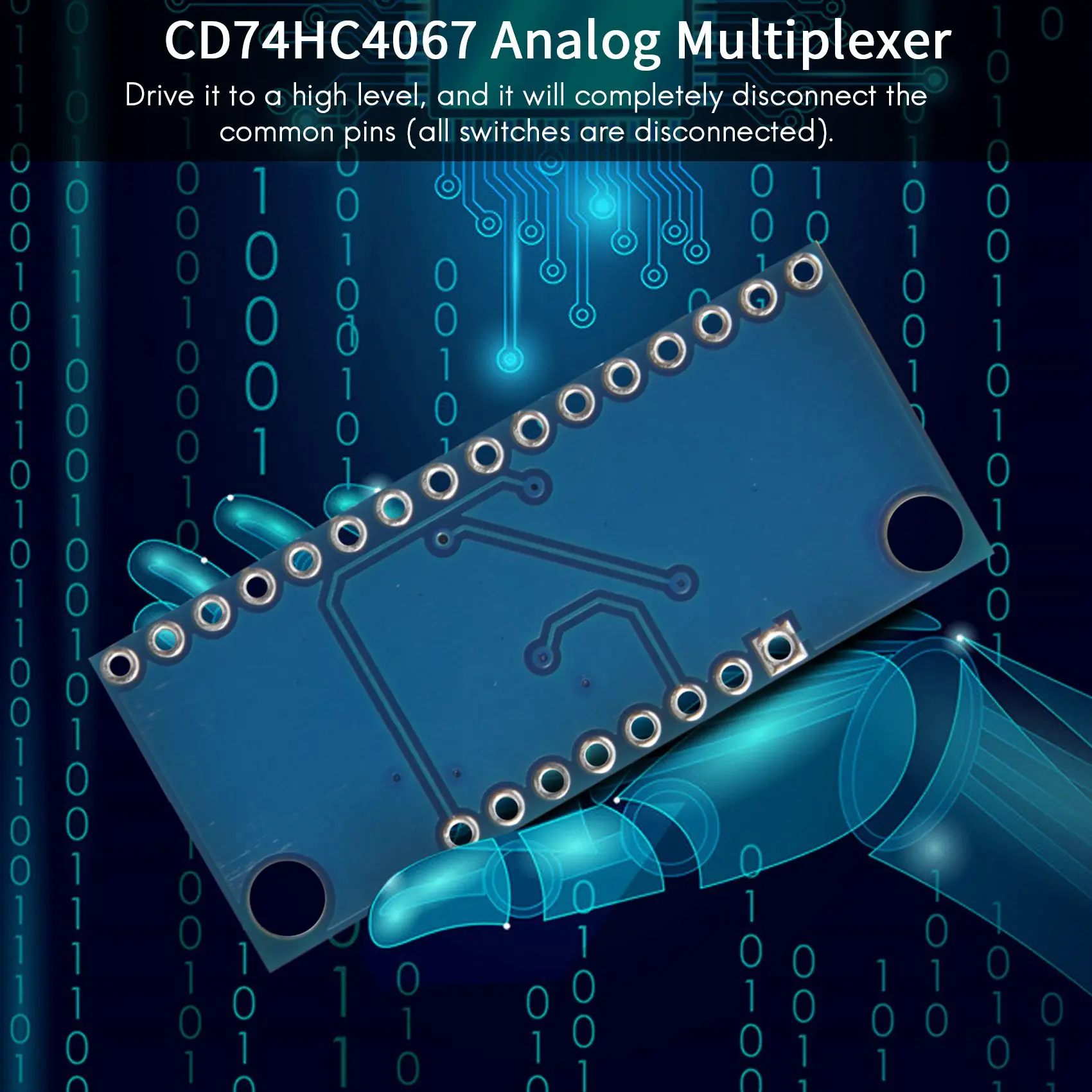 10 sztuk 16CH moduł multipleksera analogowego 74HC4067 CD74HC4067 precyzyjny moduł multipleksera cyfrowego MUX tabliczka zaciskowa