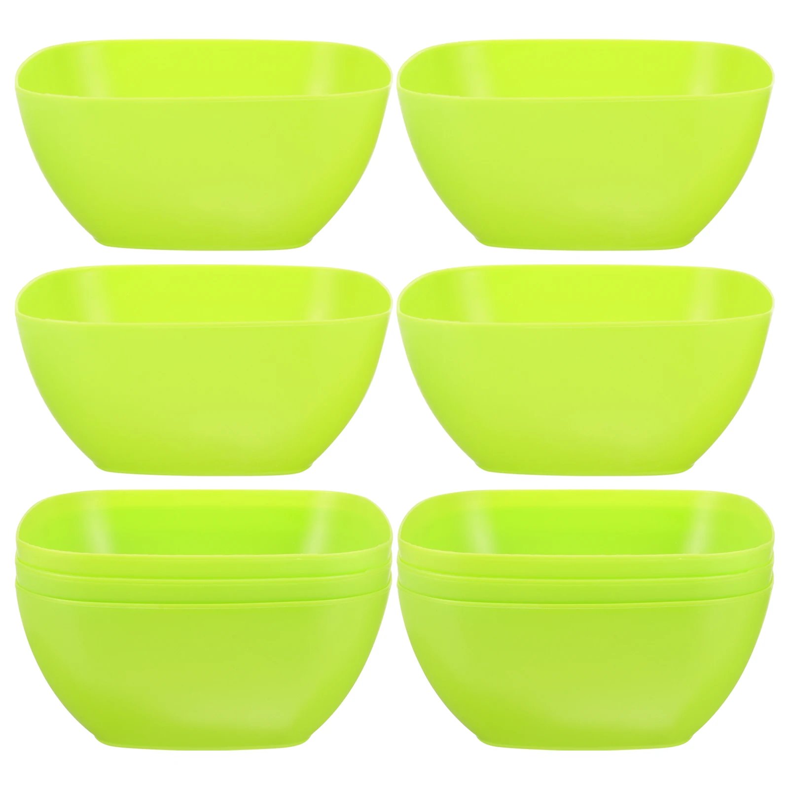 

10 Pcs Snack Candy Plate Popcorn Bowl Chip Bowls Square Container Snacks for Entertaining Fruit
