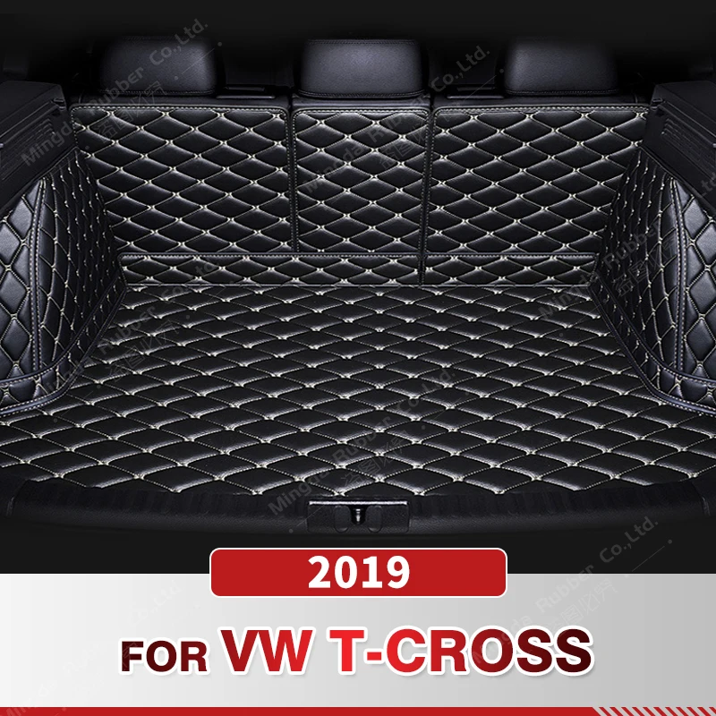 

Auto Full Coverage Trunk Mat For VOLKSWAGEN VW T-Cross 2019 Car Boot Cover Pad Cargo Liner Interior Protector Accessories