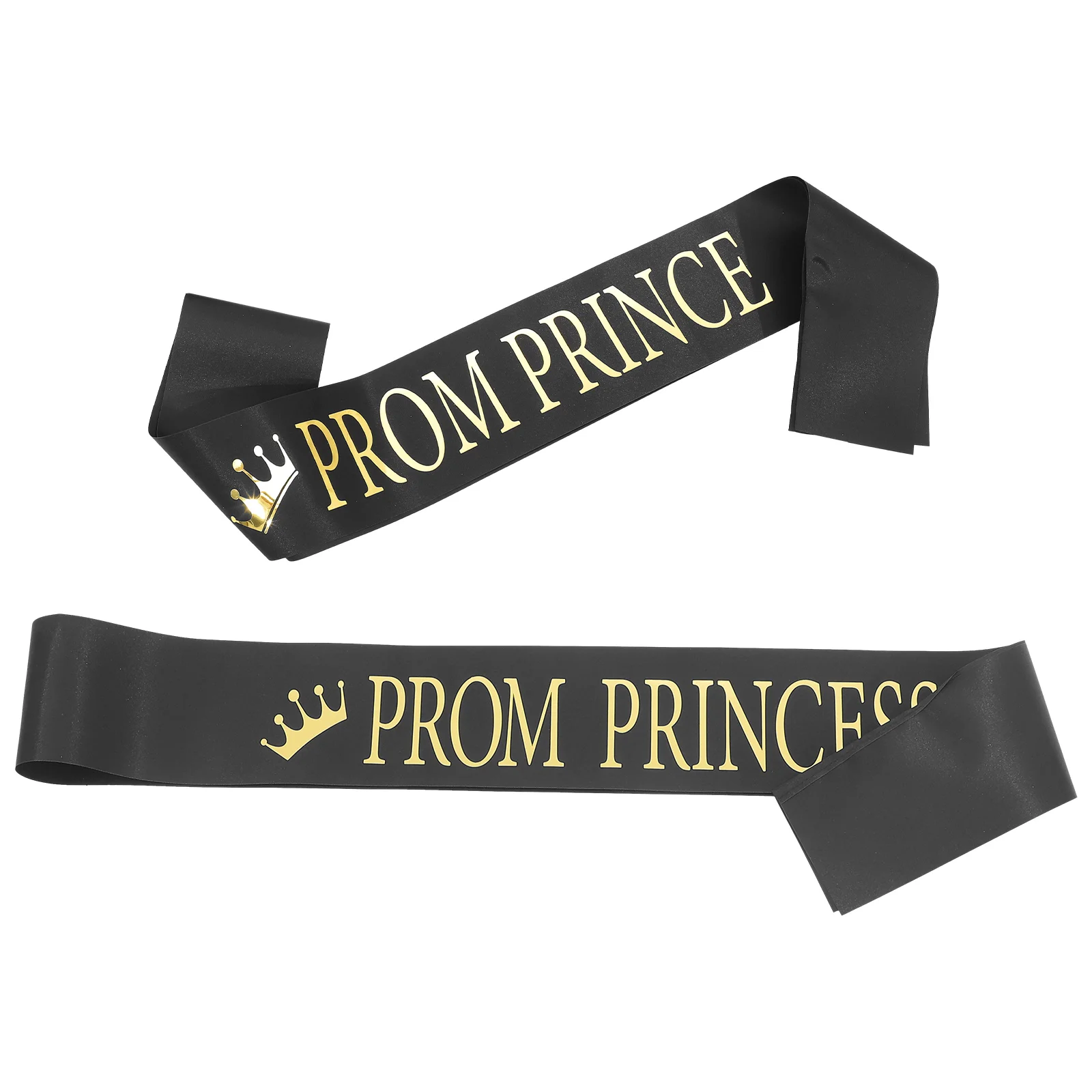 2 Pcs Graduation Ceremony Belt Prom Prince Sash Princess For Women Party Letter Pink Decor