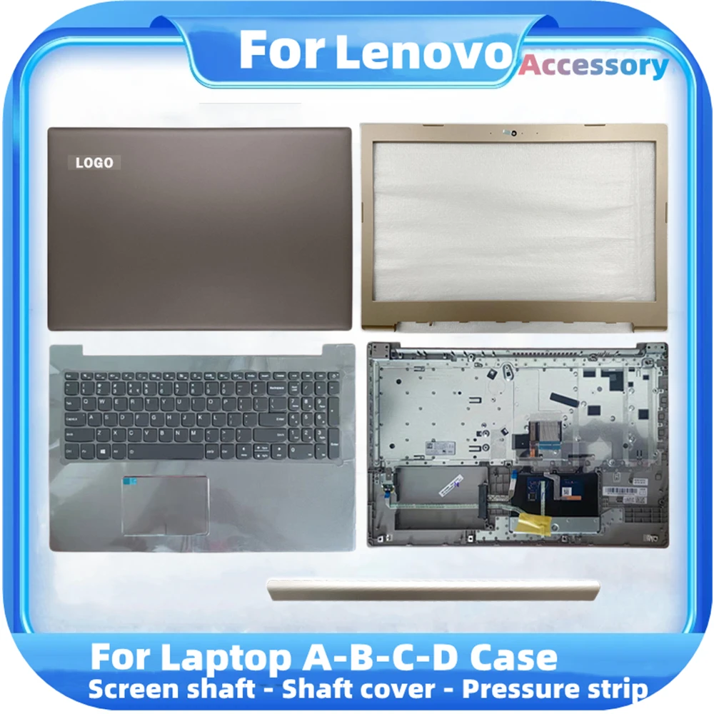 

NEW LCD Back Cover For Lenovo Ideapad 520-15 520-15IKB Laptop Palmrest Upper Case Keyboard With fingerprint hole 520-15