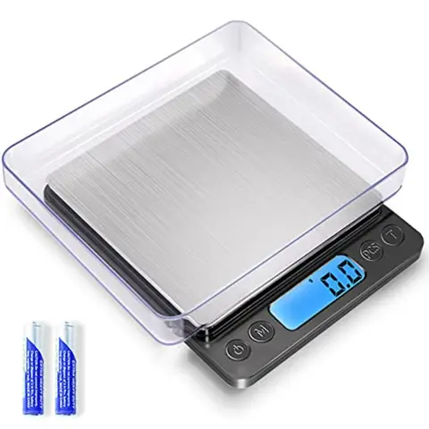 Digital Food Kitchen Scale Upgraded 3000g 0.1g High Accuracy Mini Pocket Scale with Tare Function for Cooking Baking Jewelry Me