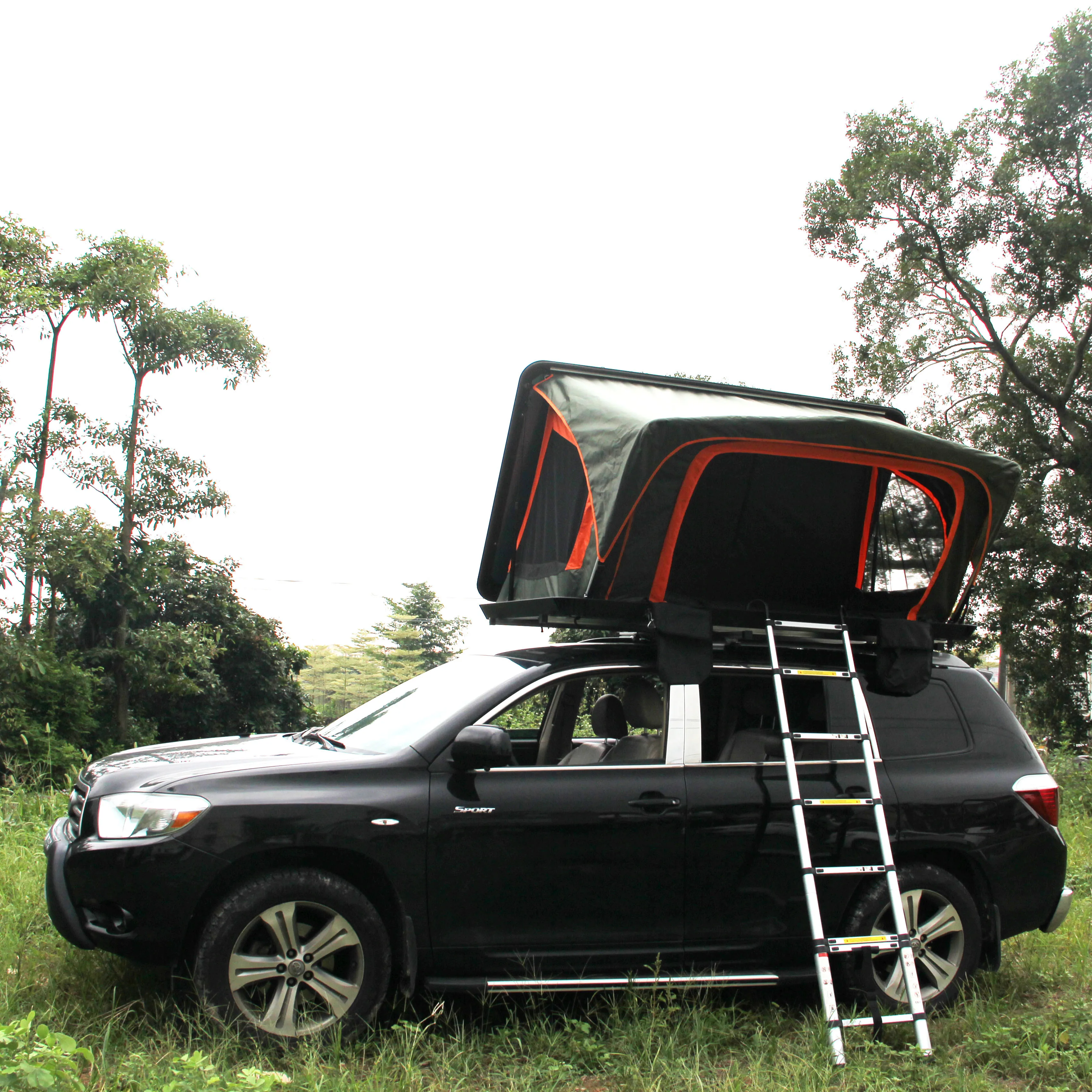 wild road waterproof Suv 4X4 Aluminum roof top tent hard shell tent suv car roof top tent