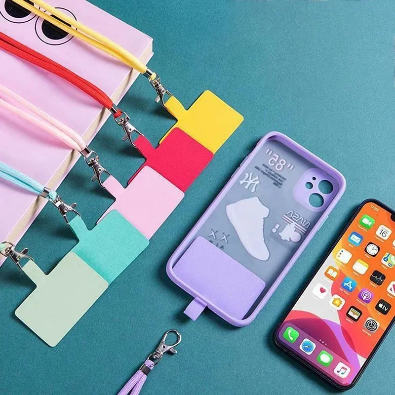 Universal Adjustable Mobile Phone Lanyard Hanging Rope Shoulder Strap Anti-lost Lanyards Decor Cell Phone Neck Ribbon for iPhone