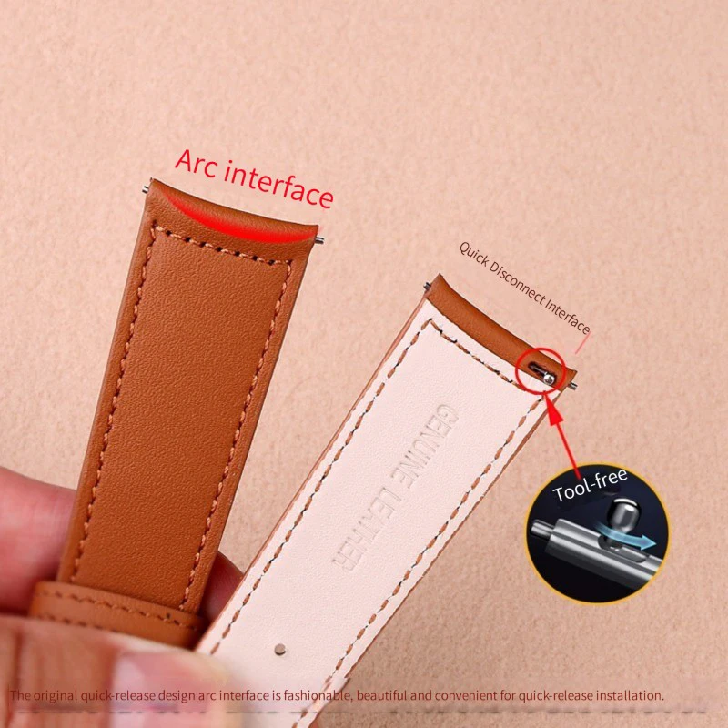 19/20/21mm Genuine Leather Strap Stainless Steel Push-Button Hiden Clasp for JAEGER-LeCoultre Master Men Watch Band+ Tool