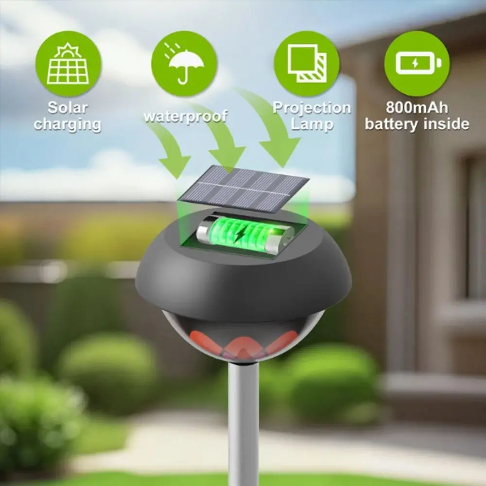 

IP65 Waterproof Solar Garden Light Solar Powered LED Light Solar Outdoor Lights Projection Light Auto On/Off