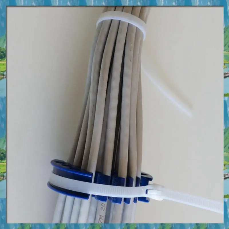 AB07 outil d'organisation de câbles chauds Kit de paquets de câbles réseau avec fixation à crochet et boucle, peigne à fil pour centre de données, salles de serveur
