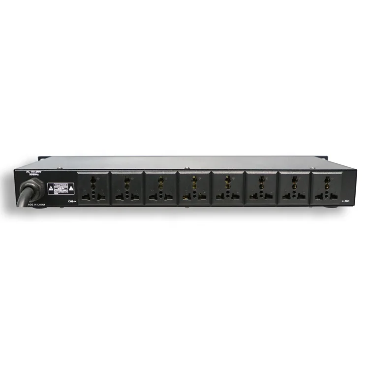 PS-088C Audio Power Conditioner 8+2 Channel Power Management Sequencer