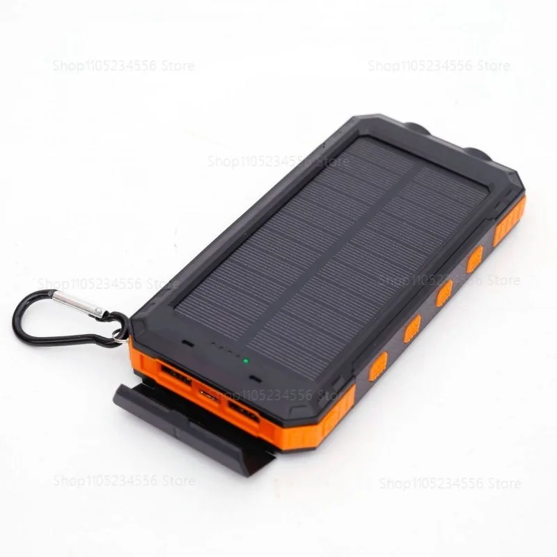 

20000mAh Solar Power Bank, Waterproof Fast Charging Portable Charger with Solar Panel & Bracket | Outdoor Phone Charger