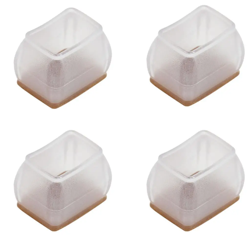 

Creative Reduce Noise with Felt Anti-slip Mat TPR Material Furniture Feet Pads Home Decor Chair Leg Caps Floor Protector Cover