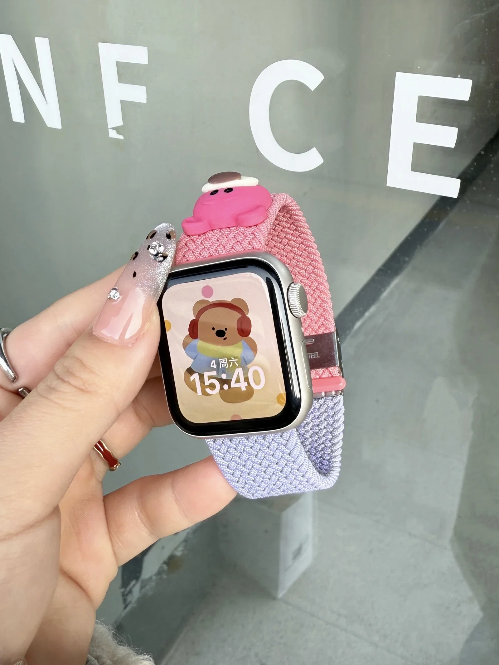 Superior elastic nylon For Apple Watch band for iwatch women Series 10/9/8/7/6/5/4 38mm 40mm 41mm 42mm 44mm 45mm 46mm 49mm Strap