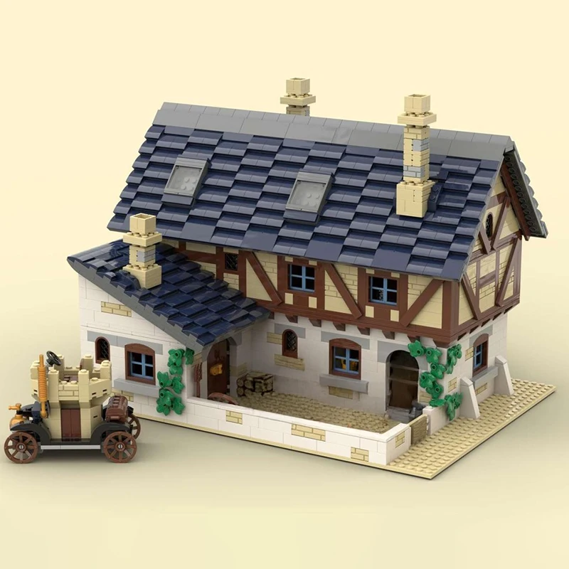 New 3028Pcs City Hot Selling Street View Moc Modular House Model Building Blocks Diy Creative Ideas Bricks Toys Birthday Gift