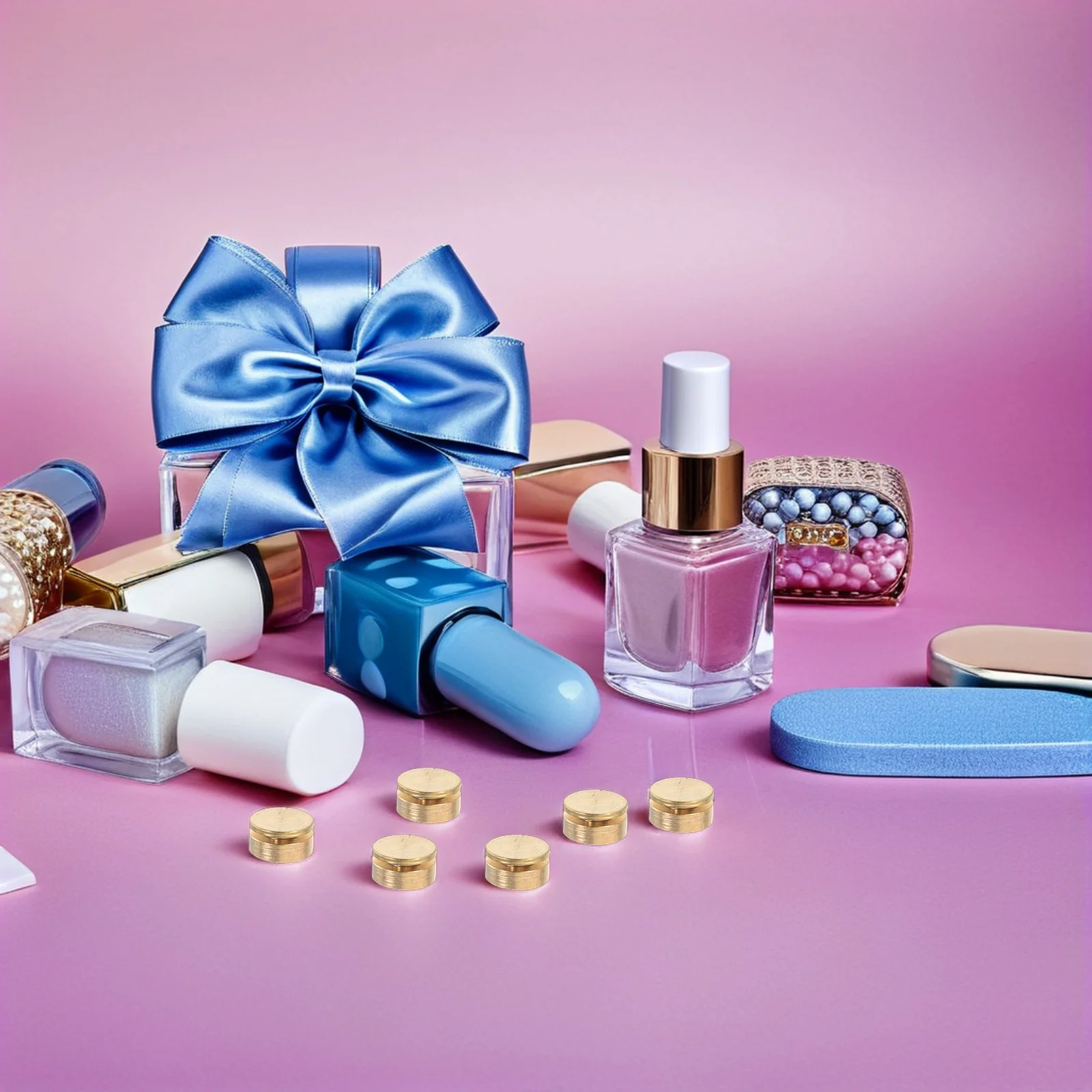 

20Pcs Nail Art Rotating Shaft Metal High-Speed Universal Spinner for 3D Nail Design DIY Salon Home Use Jewelry Rotating Tools