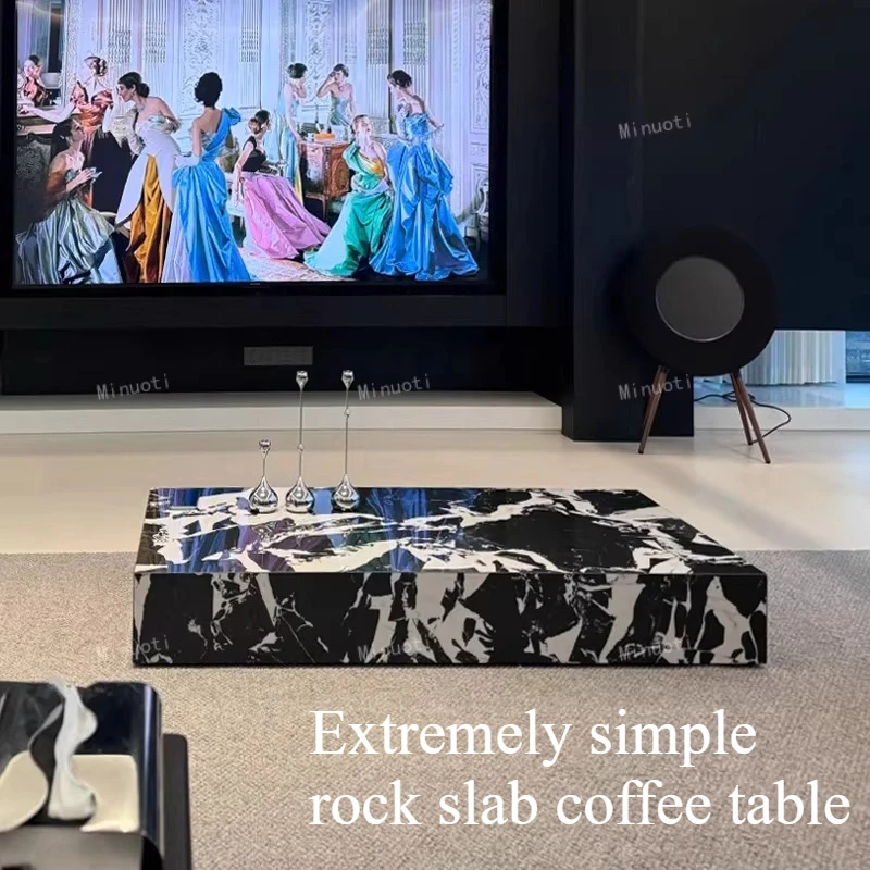 

Nordic Living Room Coffee Table Low Floor Luxury Square Minimalist Coffee Tables Storage Black Authentic Glam House Accessories