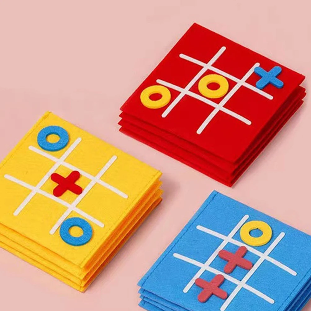

9 Pcs Mini Game Party Children Table Ticktacktoe Toys Board for Kids Games Baby Gift Funny