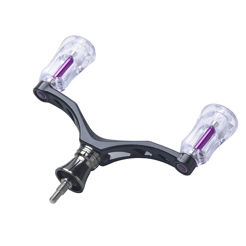 Uchwyt kołowrotka Lizard Carbon Two Knobs do kołowrotków spinningowych, części zamienne do sprzętu wędkarskiego — zdjęcie 7