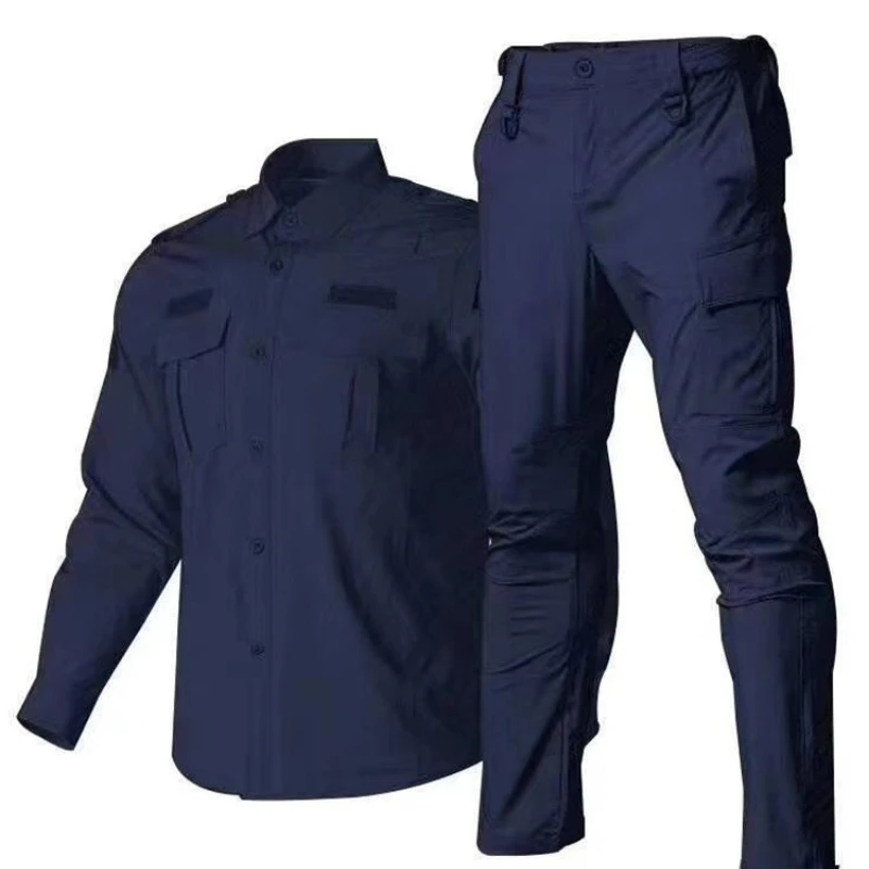 Primavera autunno uniforme militare Set tuta militare completo Softair abbigliamento da lavoro camicia tattica da uomo tuta tattica uniforme militare