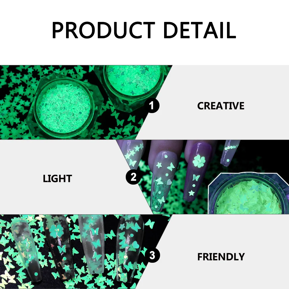 Maniküre, leuchtende Pailletten, Nagelkunst, Glitzer, vielseitig, schöne Form für professionelle Maniküristen und Heimwerker