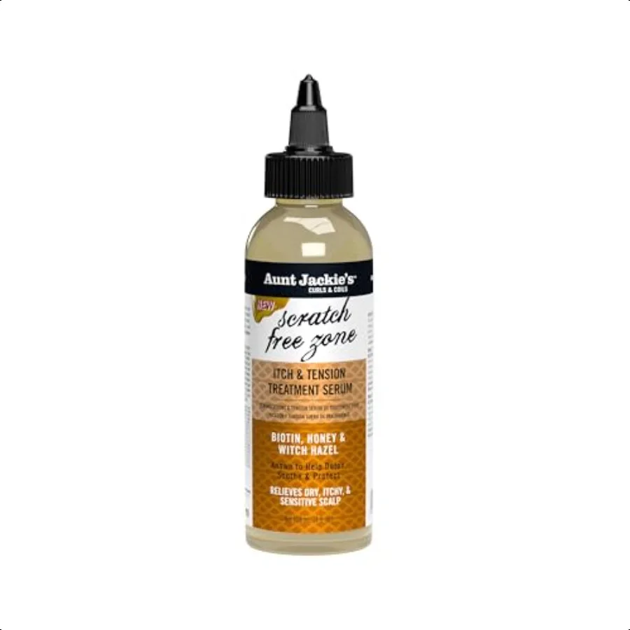 

Braid + Twist Collection Scratch Free Zone Itch Tension Treatment Serum Relieve Dry Itchy Scalp with Witch Hazel Biotin and Hon