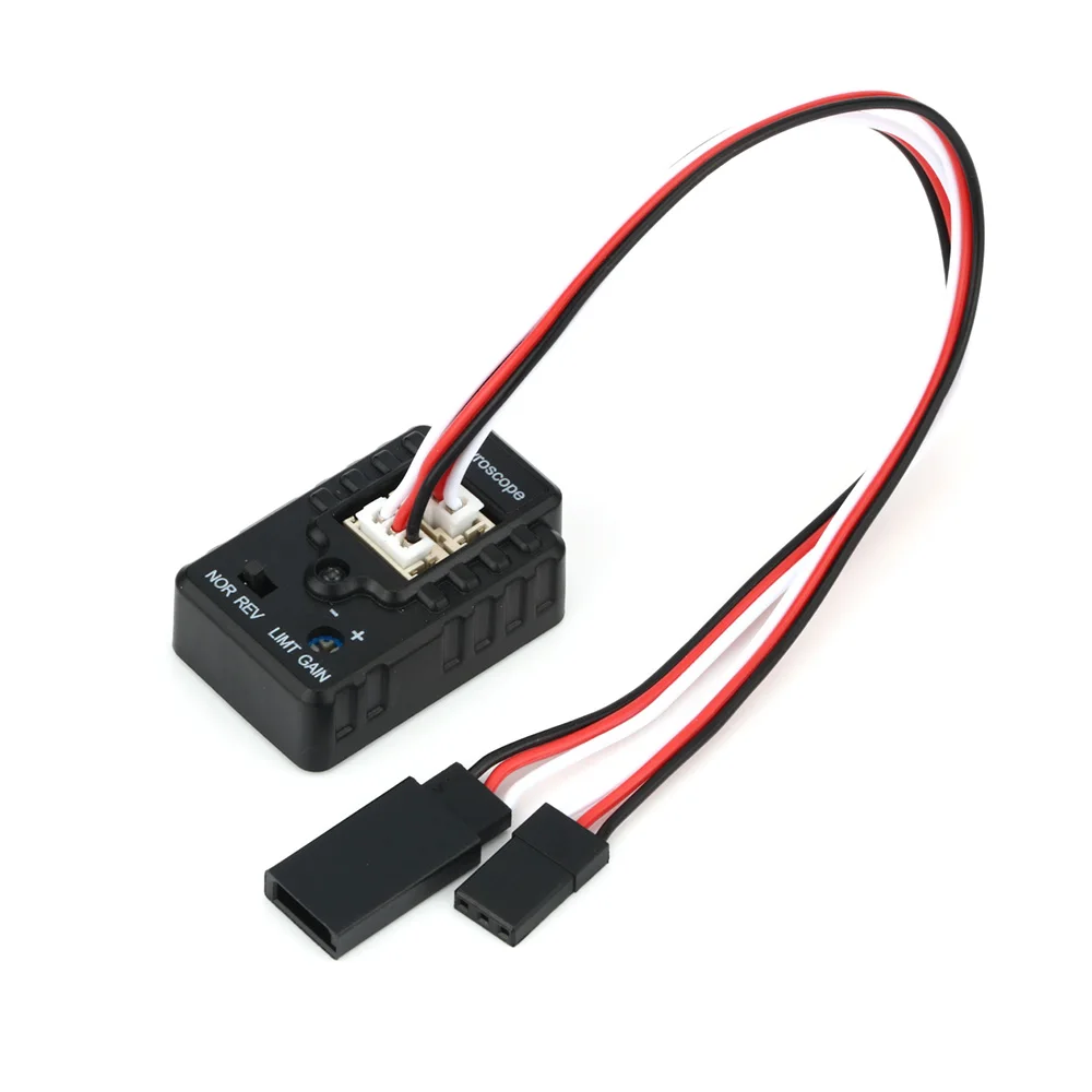 RC Car Gyroscope Stability Control Module Mini Gyro 4.8-6V for 1/10 1/12 RC Crawler Drift Monster Truck