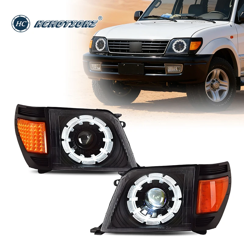 

HCMOTIONZ LED Head Lights for Toyota Land Cruiser LC95 1996-2002 Car Front Lamps Assembly Accessories