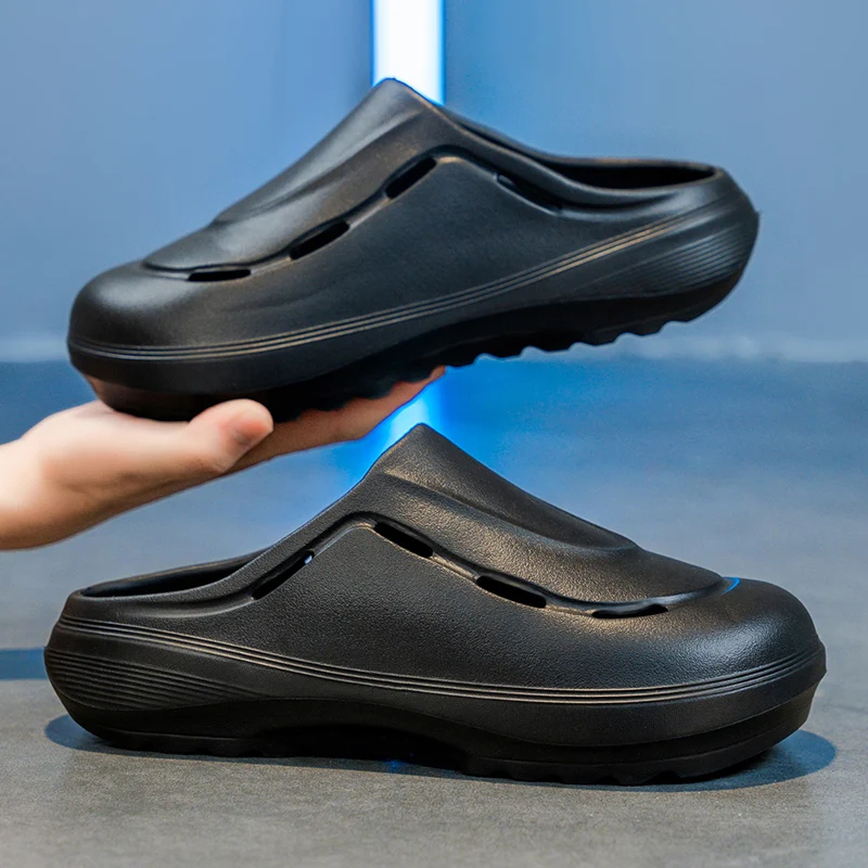 

2025 г., спортивные тапочки для восстановления на открытом воздухе, мужские нескользящие удобные сандалии Thi Bot, дышащие, o-поглощающие, Wat...