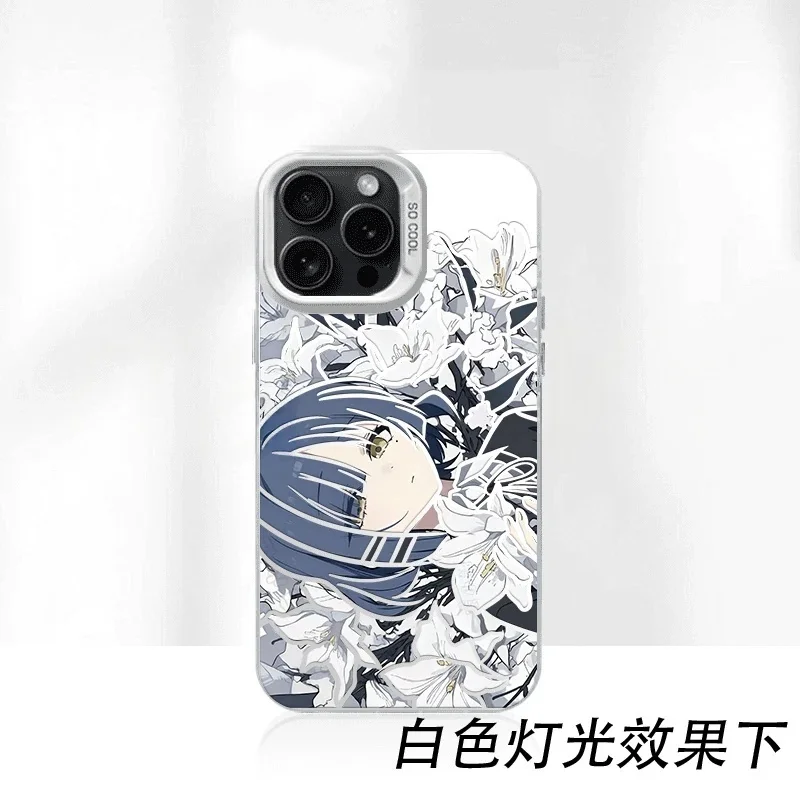 Capa de telefone linda menina Yamada Ryo para iPhone 11 12 13 14 15 16 17 Pro Max Plus XR mini Air Bocchi The Rock! Capa para meninas de flores