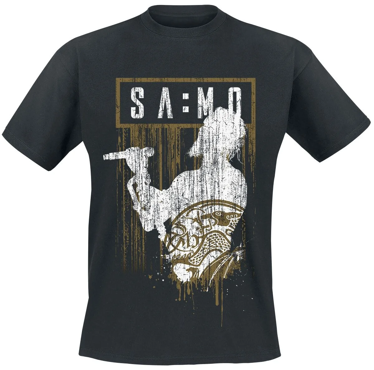 Saltatio Mortis SA:MO Viking Singer Tattoo Print T-shirt Men Women Nordic Metal Rock Band Unisex Short Sleeve Tee