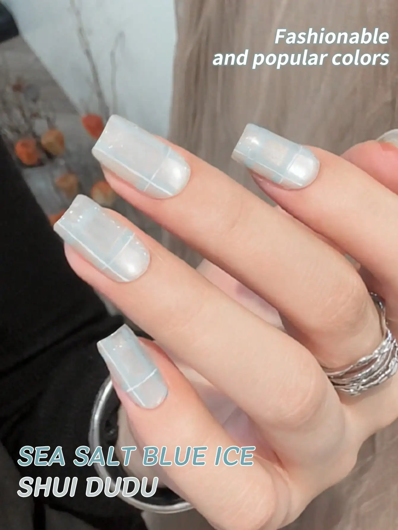 XEIJAYI 2 Stück Cat Eye Gel Nagellack Glitzer Pailletten Nagellack Abnehmbarer UV-Lack Nail Art Geeignet für Nail Art Design