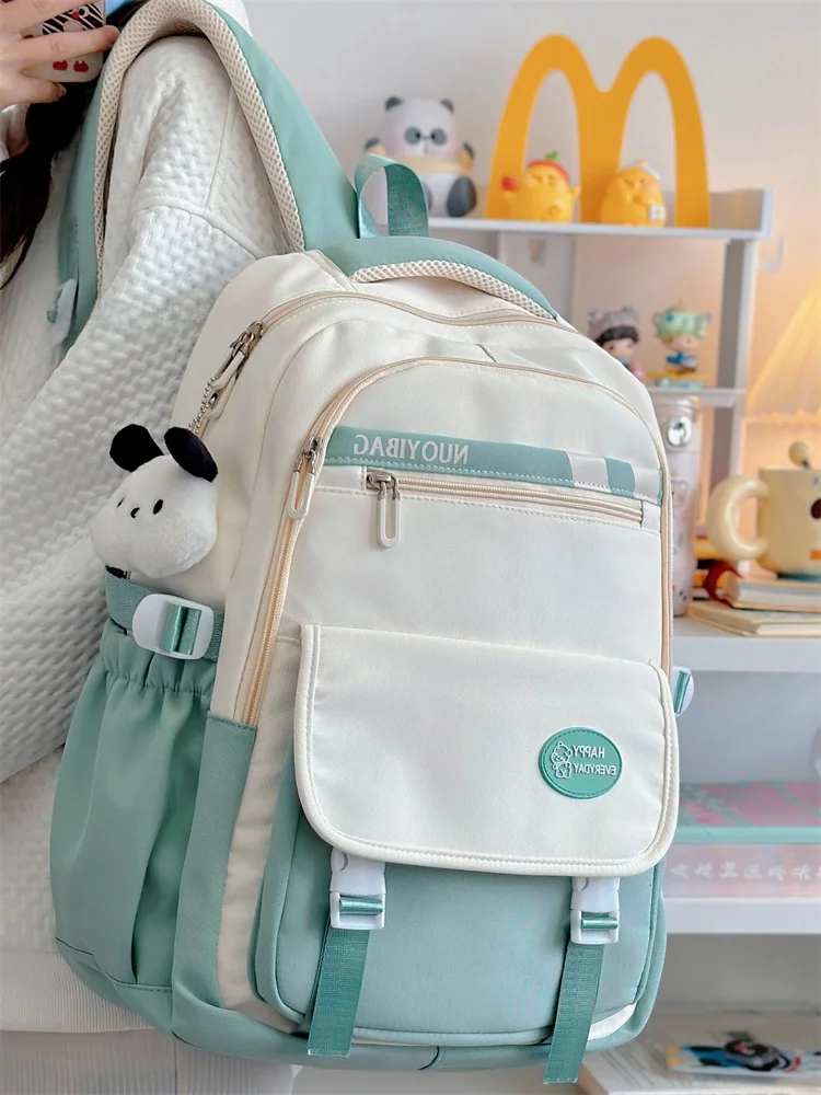 大容量スクールバッグ バパ スイート カレッジ スレ デュアル ショルダーバッグ 中学生・高校生向け キュート フレ フォレスト シ...