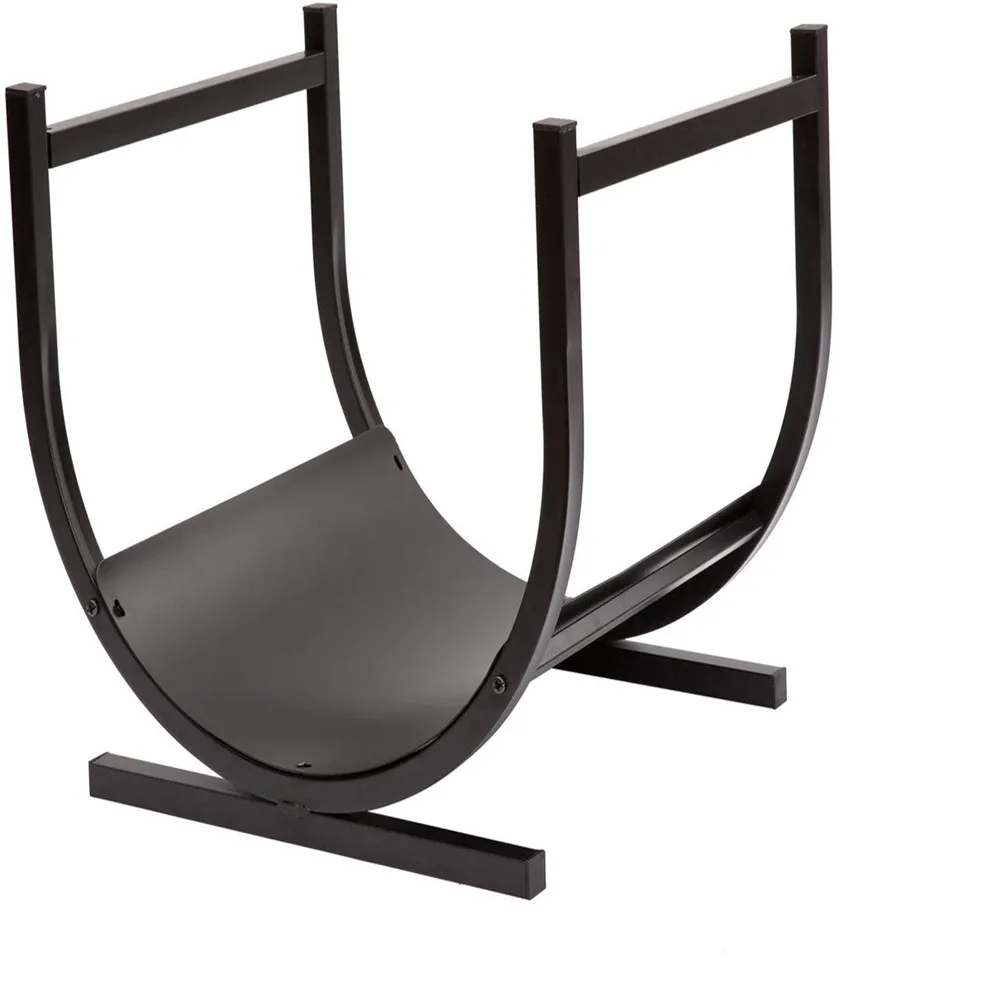 Heavy-Duty Wrought Iron Outdoor Indoor Firewood Log Rack Fireplace Tool High Quality Accessories Firewood Holder Indoor Stove