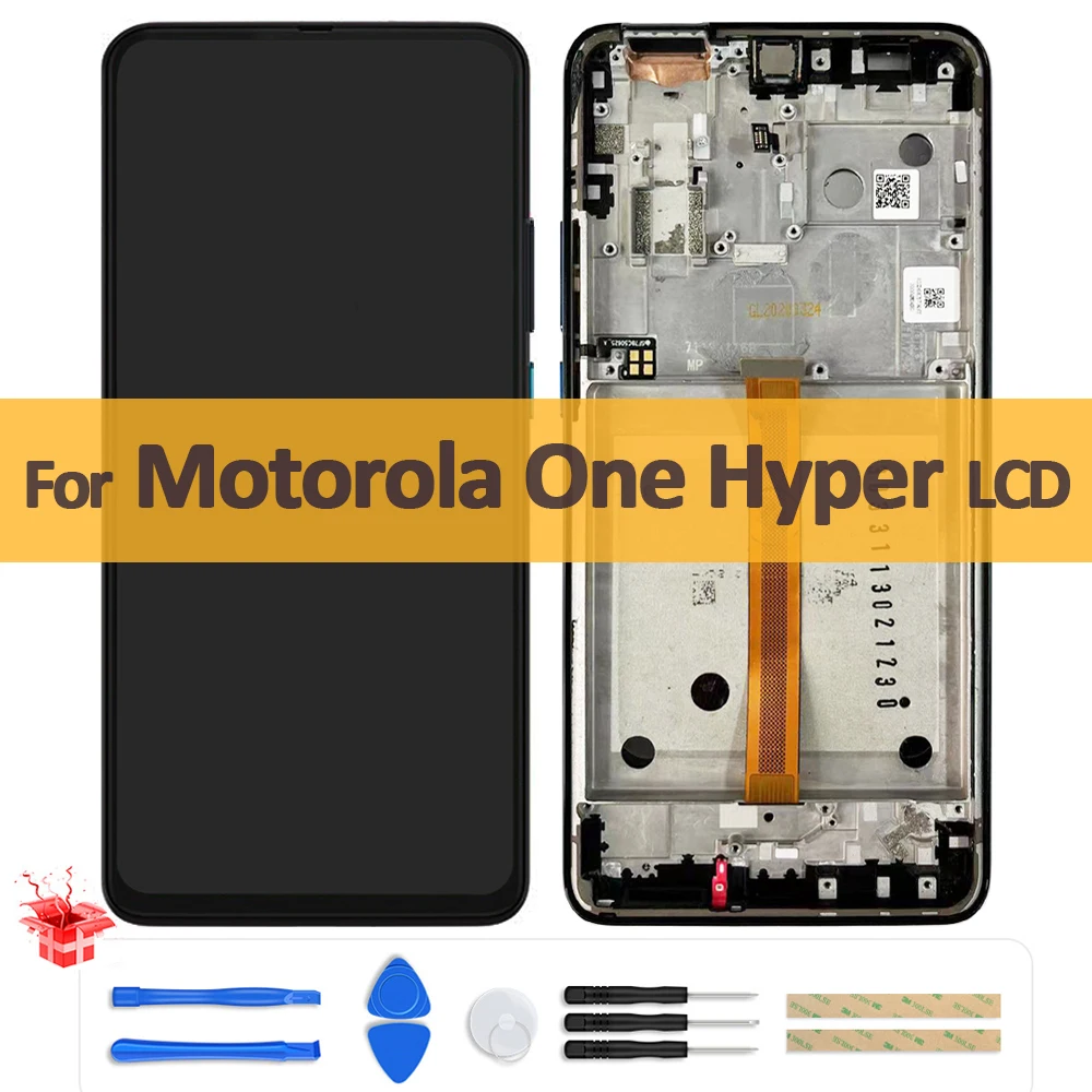 

6.5" Original LCD For Moto One Hyper LCD XT2027-1 Display Touch Screen Digitizer Assembly For Motorola Moto One Hyper XT2027 LCD