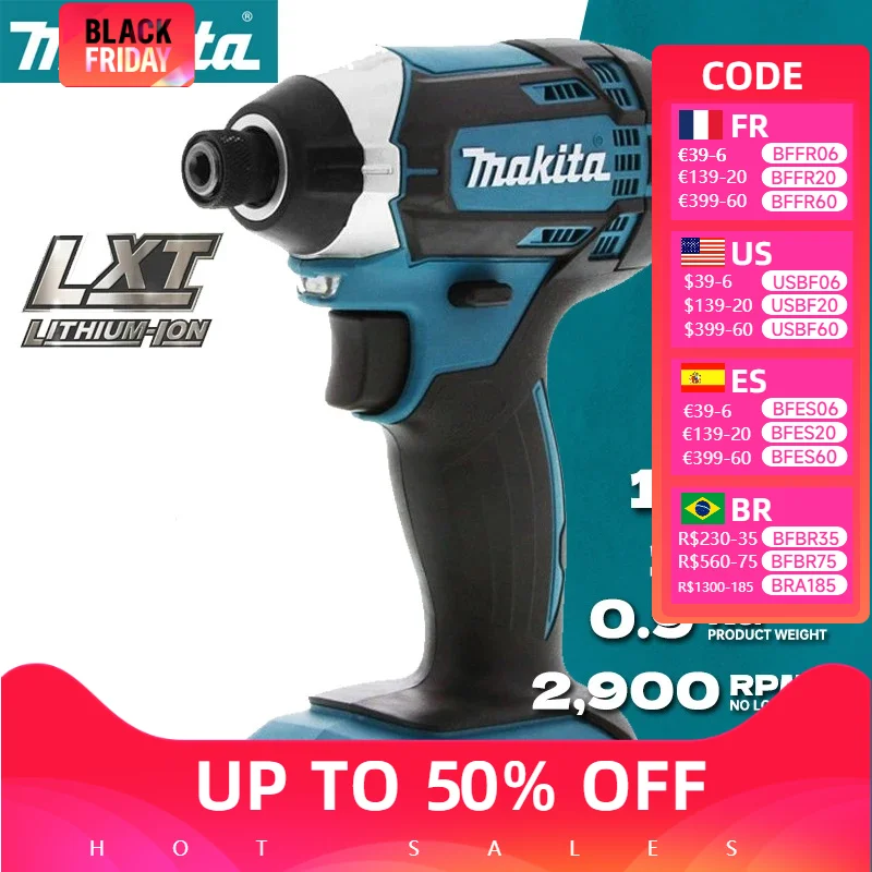 MAKITA DTD152Z 18V LXT Cordless Impact Driver Body Only Rechargeable Drill Driver Electric Screwdriver Makita Power Tool DTD152